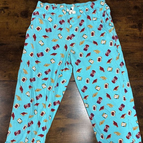 Pajamas Open Leg Joe Boxer PB&J Lounge Pants soft comfort peanut butter jelly - Picture 1 of 3